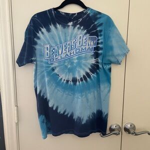 Blue Tie-Dye Beavers Bend Oklahoma T-Shirt